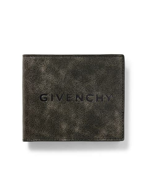 givenchy logo grained-leather billfold wallet|Women's Designer Wallets .